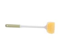 Vaguelly Brosse De Bain à Long Manche Pour Pieds Brosse Exfoliante Double Face En Silicone Nettoyage Doux Personnes Âgées Soins Du Corps Outil Multi-usage Accessoire De Bain Indispensable