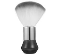 Vaguelly Brosse De Barbier Cuir Chevelu Barbiers Cou Bouclé Poussière Brosse à Cheveux Coiffeur Professionnel Fournitures De Barbier Plumeau Brosse De Coiffure Laine De Nylon Grey