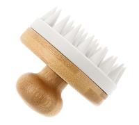 Vaguelly Brosse De Massage Chevelu Bois Brosse Shampoing Exfoliante Pellicules Cheveux Secs Humides