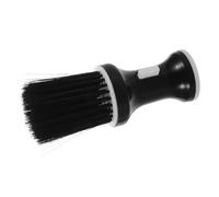 Vaguelly Brosse De Nettoyage De Salon De Coiffure Pinceau De Cou De Coiffeur Pour Les Hommes Face Dusters Pour Les Hommes Balayer La Brosse à Cheveux Blaireau Plumeau Fibre De Laine Black