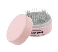 Vaguelly Brosse Démêlante Démêler Petit Peigne Portable Brosse à Cheveux Femme Rond Ventilé Plate De Massage Mini Pinceau à Cheveux Mini Rose