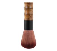 Vaguelly Brosse Salon Bois pour Nettoyage Cou et Cheveux Cassés Brosse Douce Multifonction pour Coiffeurs et Barbiers Poignée Solide et Confortable