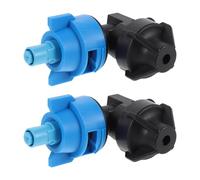 Vaguelly Buse de Pulvérisation en Plastique Bleu , Structure Anti-obstruction Installation Rapide 2 Pièces pour Refroidissement de Bovins pour Système de Refroidissement Grange