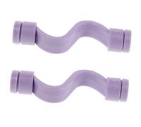 Vaguelly Butée de Porte Magnétique Flexible pour Lave-linge à Chargement Frontal, Clip de Ventilation en Plastique, Support Porte 2pcs pour Maison, Hôtel ou Laverie