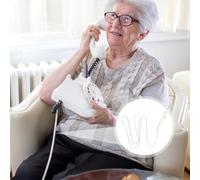 Vaguelly Câble Téléphonique Fixe 4 Conducteurs Blanc 25 CM Rj11 vers Rj45 6P4C à 8P8C Fil Téléphonique Compatible Téléphone Fixe Modem Répondeur Connecteurs Plaqués pour Connexion