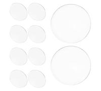 Vaguelly Cache pour projecteur MR16GU10 lot de 30, lentille ronde plate acrylique, installation sans effort, pour éclairage commercial et salles de bains