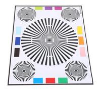 Vaguelly Carte D’Étalonnage Professionnelle pour Objectifs de Vidéosurveillance 40X30 CM Mire de Test de Mise Point et Calibration des Couleurs Outil Compatible pour Contrôle Précis