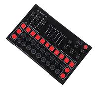 Vaguelly Carte Portable Multifonctionnelle avec Changeur De Voix Intégré Mixeur Audio Dsp Haute Performance Compatible Pc Téléphone Et Consoles Effets Sonores Variés pour Live Streaming Et