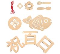 Vaguelly Cartes En Bois Jalons Bébé Accessoire Photo Cent Jours Décoration Solide Bois Naturel Souvenirs Étape Importante -né Présent Pour Jeunes Parents