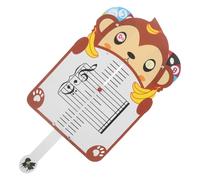 Vaguelly Cartes Mémoire pour Théorie Musicale Tableau à Cinq Lignes Forme Singe Outil Pédagogique Mobile pour Pratique Cognitive