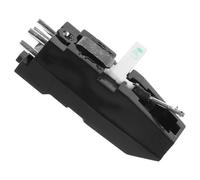 Vaguelly Cartouche de Tourne-Disque Aiguille Double Face pour Platine Vinyle, Compatible Facile, Séparation de Canal en Plastique et Métal