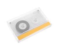 Vaguelly Cassette Vintage Ornement De Cassette Cassettes Vierges Cassette Bricolage Bandes Vierges Cassette Vide Cassette De Musique Décoration De Cassettes Magnétique Plastique Transparent