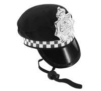 Vaguelly Chapeau De Costume pour Animaux Réglable Casquette De Policier Décorative pour Chiens Et Chats Accessoire De Fête pour Animaux Élégant Et Confortable