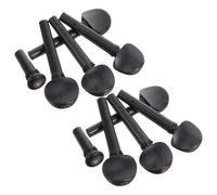 Vaguelly Chevilles Design Noir pour en 4/4 Ébène de Violon Instruments à Rotation Fluide et Entretien Complet, Accessoires pour Violon Classique Standards
