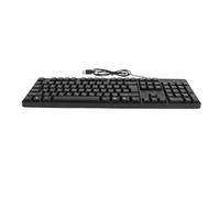 Vaguelly Clavier de Jeu USB Câblé Arabe Clavier Ordinateur Portable Bureau Ergonomique Accessoire Durable et Moderne pour Travail Loisirs