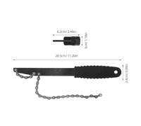 Vaguelly Clé pour Démontage Cassette de Vélo 4 Pièces - Outil de Démontage Bague de Verrouillage et Roue Kit Multifonction Compatible Entretien Vélo Démontre-Cassette Précis et Solide