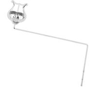 Vaguelly Clip de Partition Musicale Portable Argenté pour Trompette Baryton et Trombone Accessoire Pratique pour Tenue de Partitions Défilé Pince et Facile à Installer