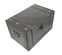 Vaguelly Coffret à Trésors Vintage Bois Boîte De Rangement Conteneur Organisateur Pour Souvenirs Et Objets Divers