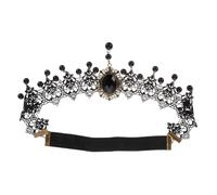 Vaguelly Collier Forme De Larme Avec Dentelle Et Cristal Pour Halloween Bandeau Gothique Pour Accessoire Mode