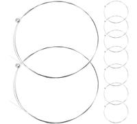 Vaguelly Cordes de Guitare Acier E1 Première Corde Légères en Métal pour Guitare Folk et Électrique Accessoire Pratique pour Changement Rapide Partout
