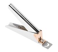 Vaguelly Coupe-ongle portable ongles nail charms lena nail antiderapant manicure nails nail clipper faut ongle Anti-dérapant cuticule poussoir Ciseaux clou Acier inoxydable Silver