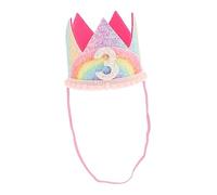 Vaguelly Couronne Anniversaire Pour Chapeau De Fête Avec Sequins Pour Célébrations Et Showers