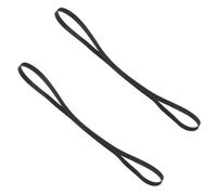 Vaguelly Courroies en Caoutchouc pour Platine Vinyle 2 Pièces Courroie d'Entraînement 190 MM X 5 MM Kit de Réparation pour Lecteur Cassette Accessoires Compatibles pour Entretien Audio