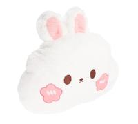 Vaguelly Coussin de Soutien Lombaire Peluche Lapin Doux pour Voiture Décor Mignon Tout- Coussin Confortable et Multifonctionnel pour Femmes Décoration Intérieure Charmante