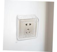 Vaguelly Couvercle de Prise Murale Étanche Transparent Protection Résistante Aux Intempéries pour Prise Saillie Sécurise les Interrupteurs et Sorties Électriques Usage Intérieur et