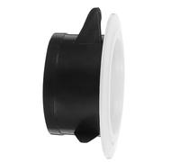 Vaguelly Couvercle de Ventilation Rond en Abs avec Persienne et Maille Intégrée pour Conduit D'évacuation, Protection pour Mur et Salle de Bain 125 Mm