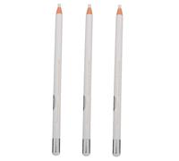 Vaguelly Crayon Eyeliner Blanc 3pcs Cire D'abeille, Texture Précise et Forte Élasticité pour Maquillage des Yeux et Ouverture du Coin de L'œil