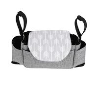 Vaguelly De Rangement Pour Poussette Multifonctionnel Organiseur De Couches Et Accessoires Pour Sorties Avec Poches Pratiques Grise