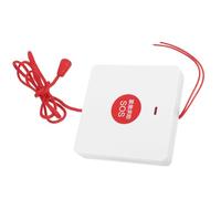 Vaguelly Déclencheur d'Alarme Incendie Manuel Blanc avec Tirette Bouton d'urgence pour Personnes Âgées et Handicapées Dispositif d'Alerte Mural pour Maison Bureau et Supermarché