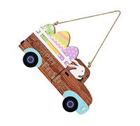 Vaguelly décoration Murale lumières Lumière LED accueillir Tableau Suspendu Lumineux Panneau Suspendu de Porte Décor Suspendu de Pâques Bois Colorful