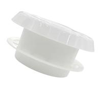 Vaguelly Diffuseur de Plafond Rond Réglable, Bouche D’aération en Abs Blanc, Panneau Amovible, Installation Facile, pour Ventilateur de Conduit et Conduit, Mural ou Plafond