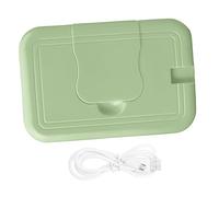Vaguelly Distributeur De Lingettes Pour -lingettes Portable Humidificateur De Serviettes Chaudes Pour Version Améliorée Verte Pour Sorties Maison