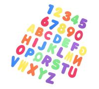 Vaguelly Éducatif Alphabet et Chiffres EVA Coloré pour Bain Jeu Apprentissage Pré-Scolaire Lettres et Mousse pour Garçon Fille Garçon Fille Stickers Salle Eau pour Bain