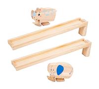 Vaguelly Éducatif Bois pour Garçon Fille Animal Mignon Jeu Dapprentissage Décor de Bureau Accessoire Ludique pour Garçons et Filles