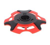 Vaguelly Embout de Bâton de Randonnée en Plastique Rouge Bloque-Boue, Compatible Large, Performance Fiable pour Randonnée et Activités Outdoor