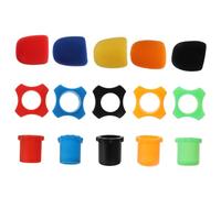 Vaguelly Ensemble De 15 Accessoires Pour Support De Microphone Pare-brise Pour Microphone Vocal Couvercle Inférieur - Pour Microphones