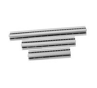 Vaguelly Ensemble de 3 Règles en Aluminium Légères avec Poignée Surélevée, Graduées 15-30 Cm, Outil Polyvalent pour Mesure Précise et Usage Artistique ou Bricolage