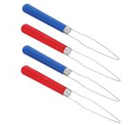 Vaguelly Ensemble de 4 crochets à boutons, aides à l'habillage d'une seule main, avec poignée ergonomique pour faciliter les activités de la vie