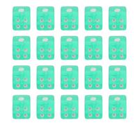 Vaguelly Ensemble de 500 Petits Dés Carrés Verts en Plastique Transparent, Mini Dés pour Défis de Groupe et Activités Ludiques Éducatives