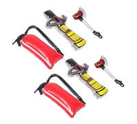 Vaguelly Ensemble De 6 Extincteurs Gonflables Avec Et Bouche D'incendie : Ballons De Pompier, Hachette Gonflable, Accessoires De Pompier, Jouets, Accessoires De Costume,