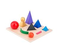 Vaguelly Ensemble de Blocs de Construction d'apprentissage Jouet Pédagogique en Bois Montessori Grammaire Puzzle Syntaxique 3D pour l'enseignement des Langues