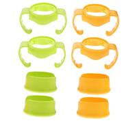 Vaguelly Ensemble De Poignées Pour Biberons - Silicone Doux Et Résistant Et Base Stable Pour Une Transition Facile