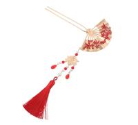 Vaguelly Épingle à Cheveux à Pompons Style Chinois Pendentifs Floraux Accessoires Pour Femmes Adaptée Mariages Occasions Spéciales