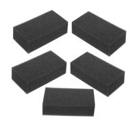 Vaguelly Éponge à Cheveux Professionnelle Brosse Éponge Pour Cheveux 5 Pièces Taille Moyenne Nettoyage Coupe Coiffure Usage Salon Noir