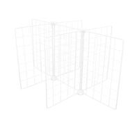 Vaguelly Étagère de Séparation pour Congélateur Coffre en Métal Robuste 6 Compartiments Organisateur Alimentaire Polyvalent Cuisine et Réfrigérateur Séparateur Anti-Encombrement Facile