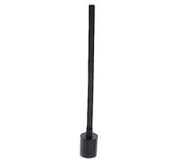 Vaguelly Éteignoir à Acier Inoxydable Noir Accessoire Élégant pour Éteindre Bougies Convient Aux Bougies à Mèche Et Photophores